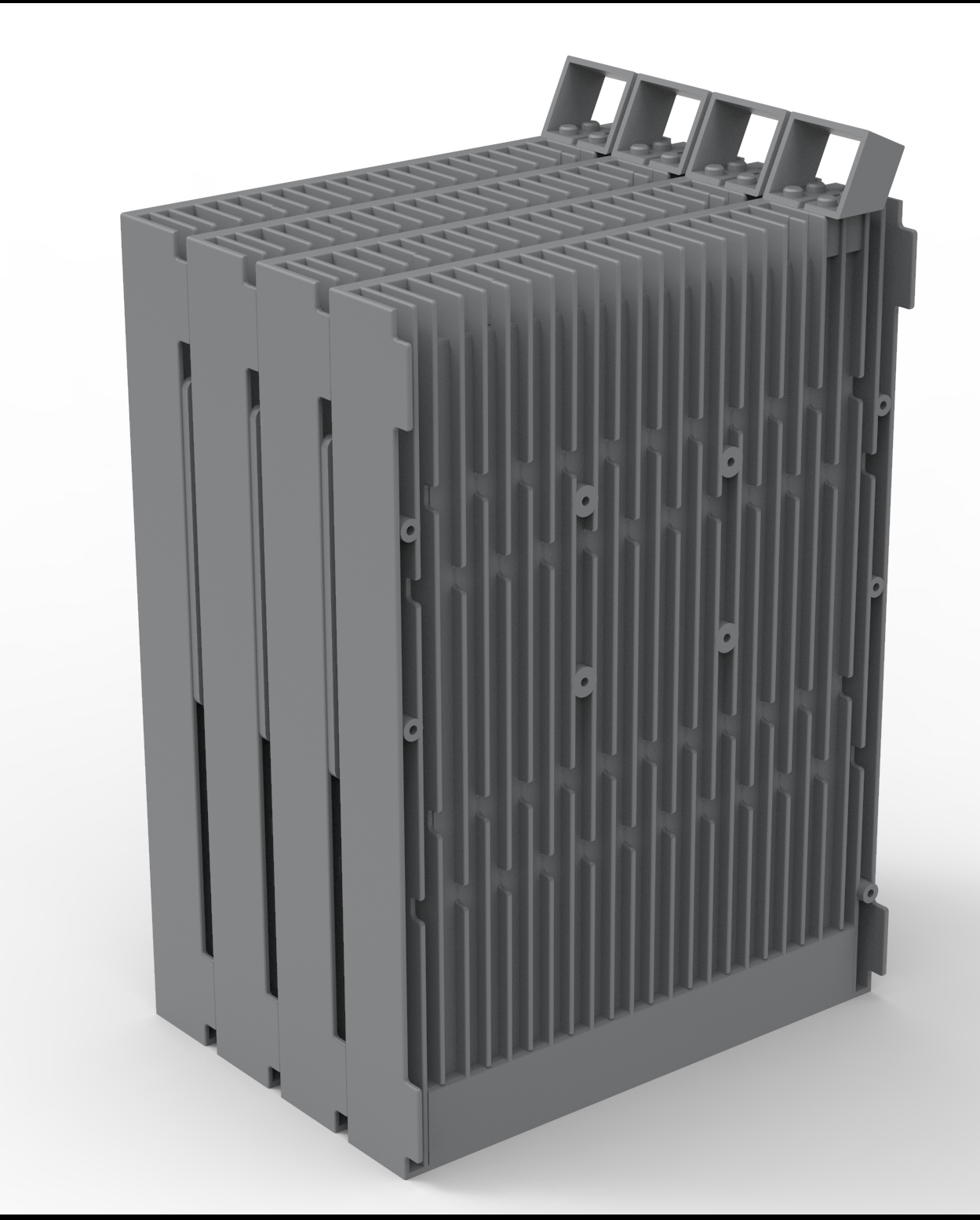 5g base station power supply shell and heat dissipation shell，