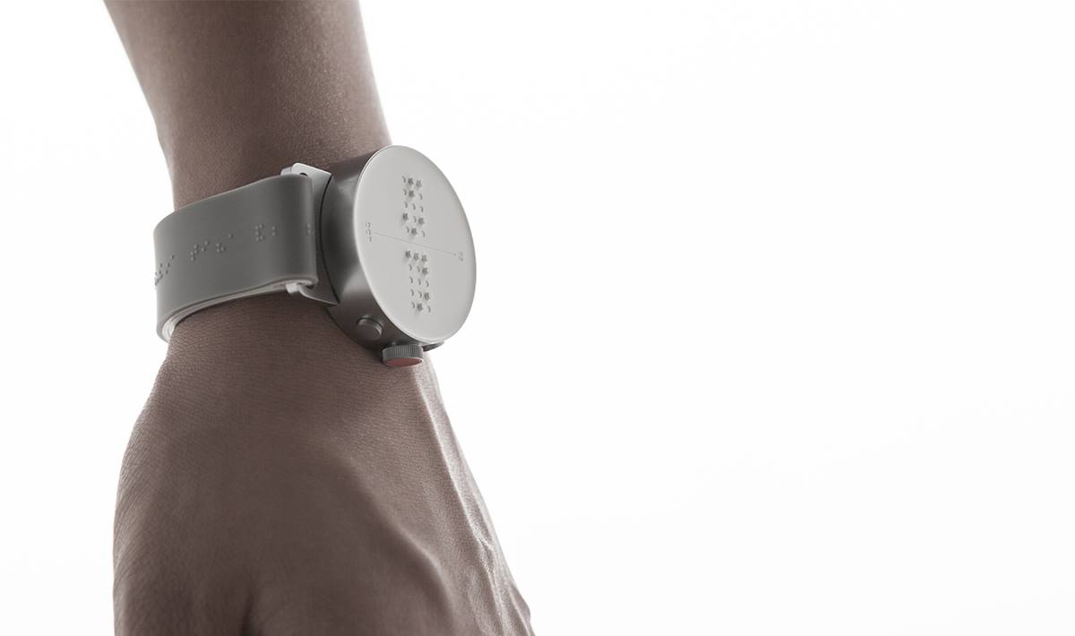 Pair with mobile phone，Wrist watch，intelligent，braille，