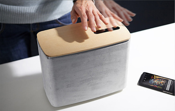 gesture，music，loudspeaker box，p.a.c.o，