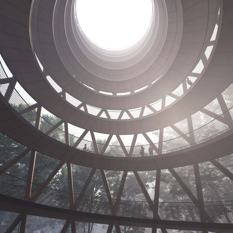 nature，screw，forest，three hundred and sixty，Viewing tower，