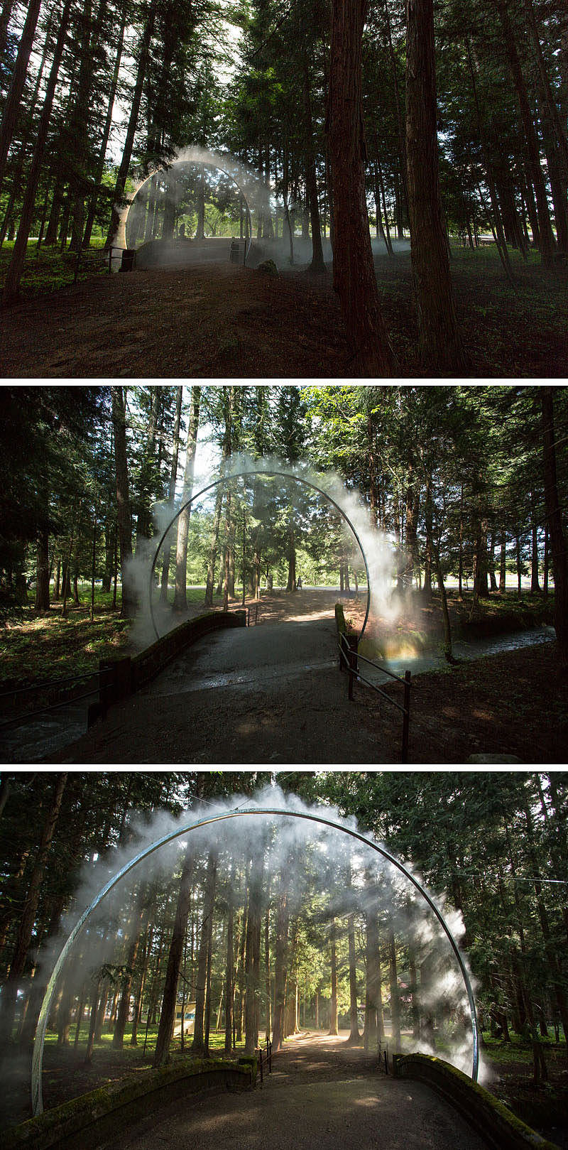 wonderland，rainbow，fog，annular，