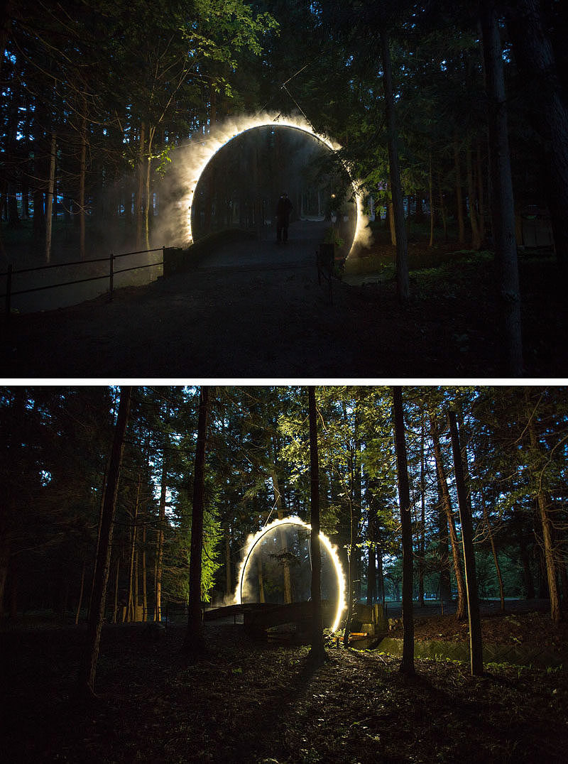 wonderland，rainbow，fog，annular，