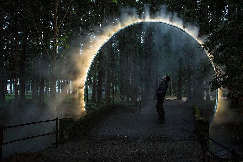 wonderland，rainbow，fog，annular，