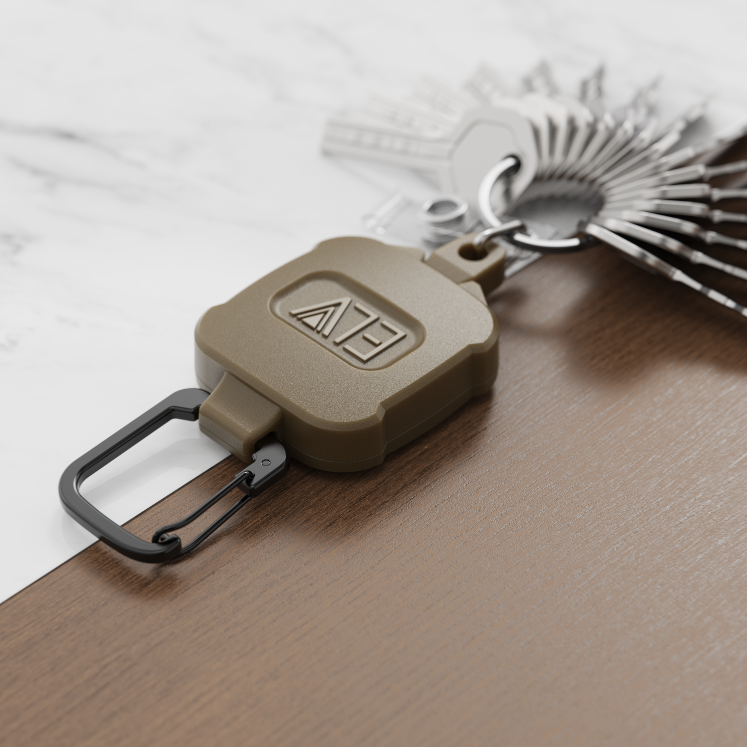 Key buckle，Key ring，Telescopic hanging rope，