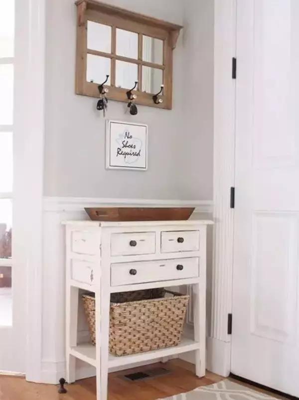 Large-sized apartment，Receive，Space behind door，Space utilization，