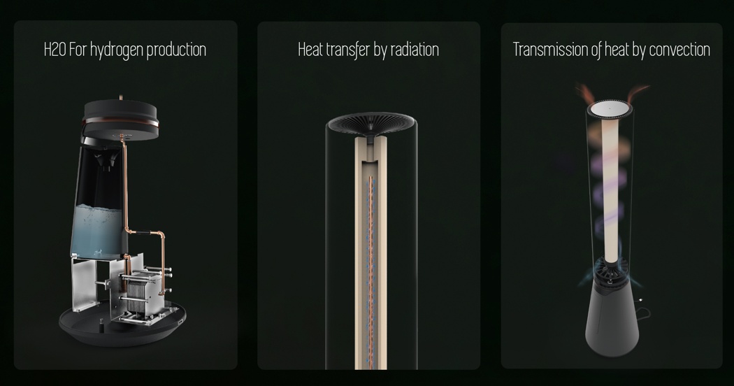 awa，Electric heater，Household Electric Appliances，product design，