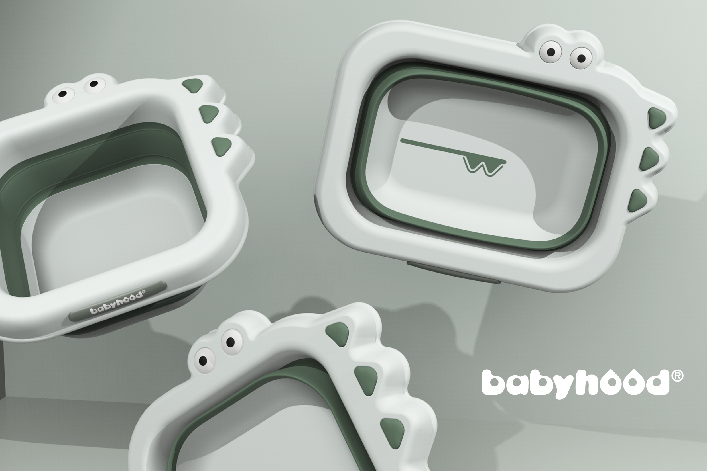 Folding washbasin，