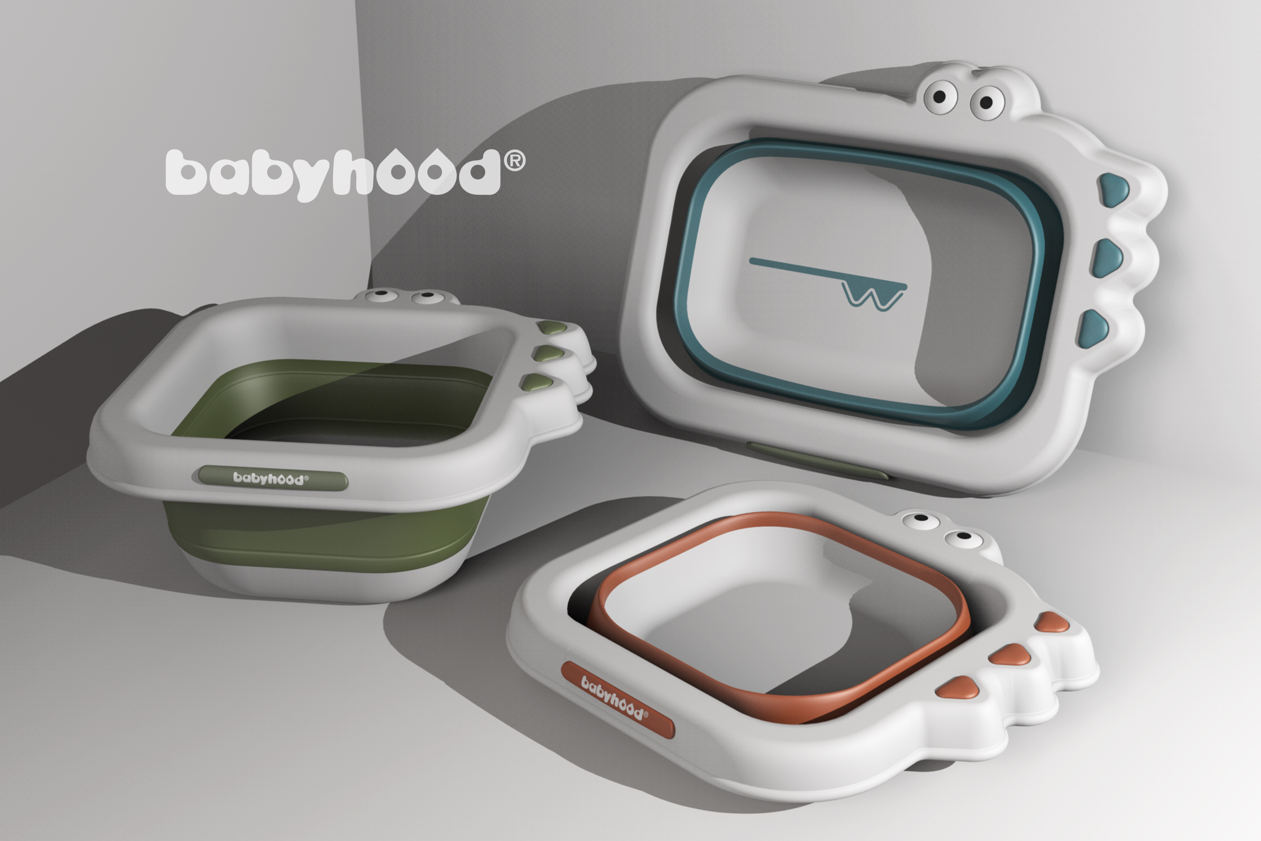 Folding washbasin，