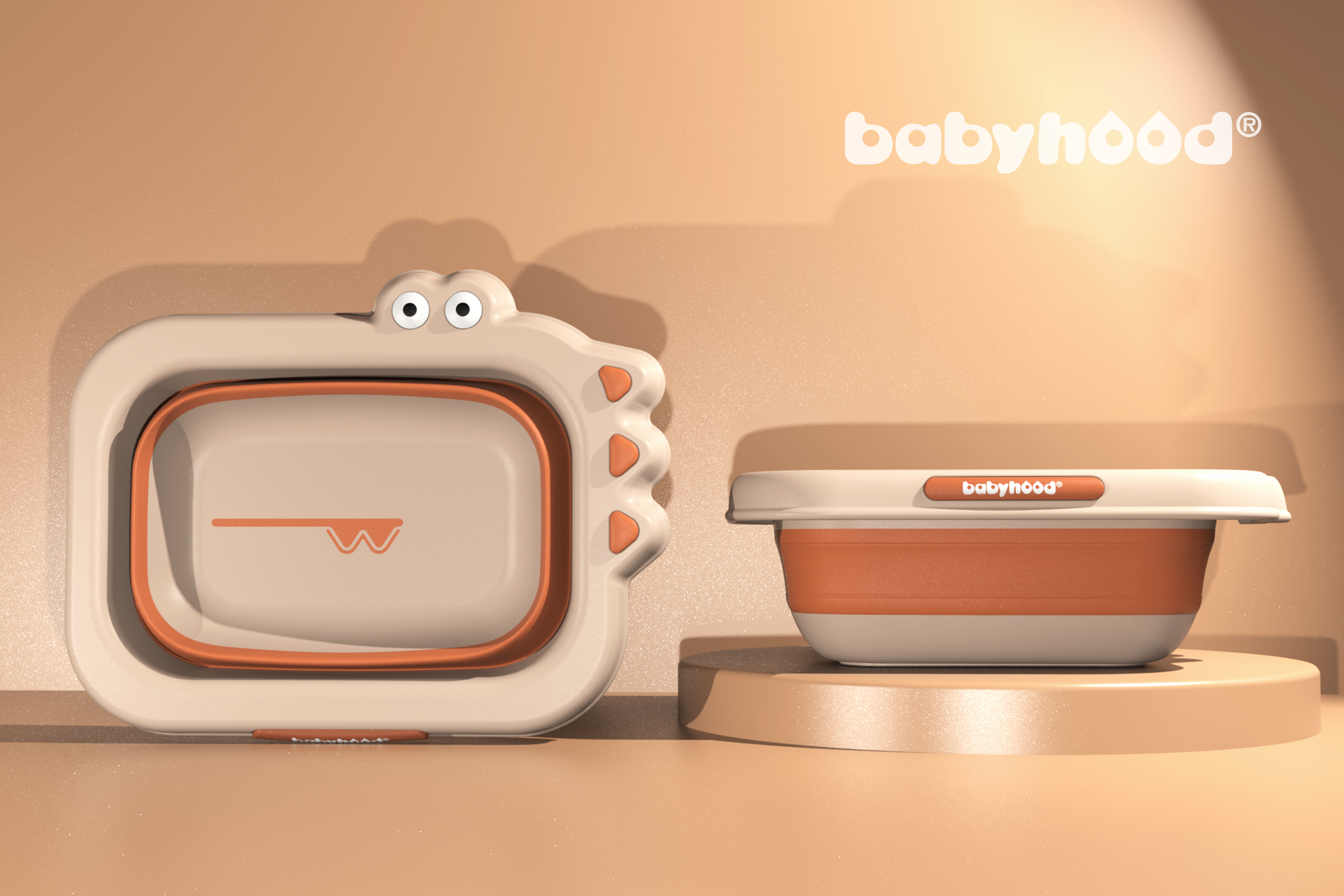 Folding washbasin，