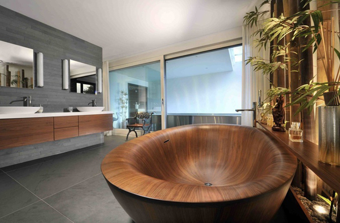 natural，wooden ，Section 15，bathtub，Shower Room，