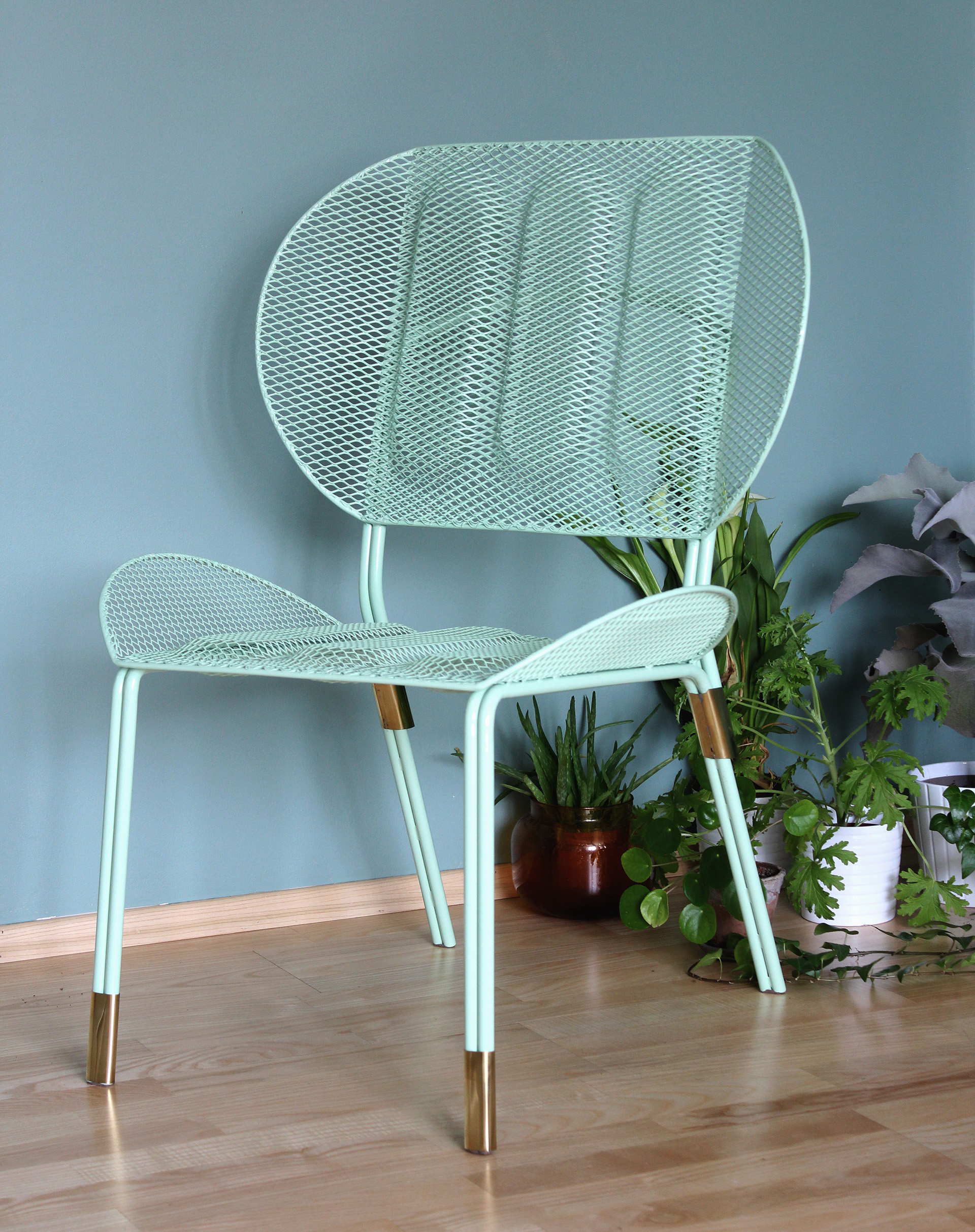 furniture design ，Outdoor tables and chairs，Modular design，Metal mesh，