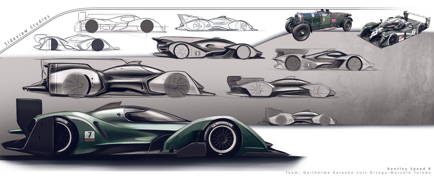 Michelin，Design challenge，Bentley racing set，Automobile design，
