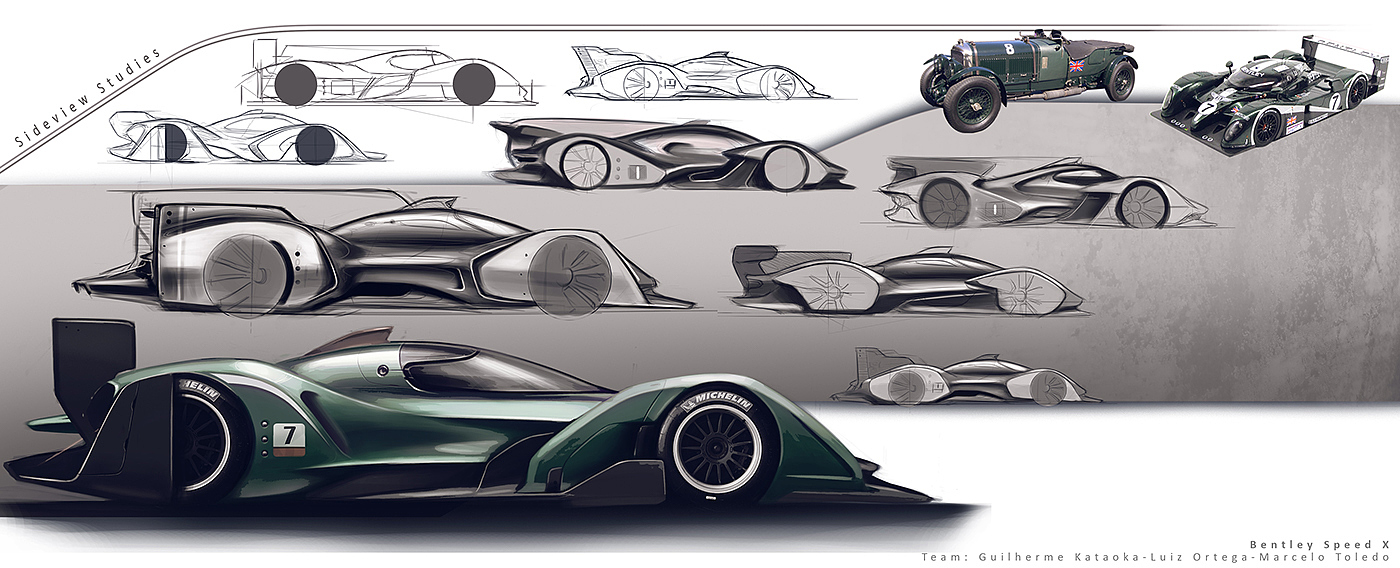 Michelin，Design challenge，Bentley racing set，Automobile design，