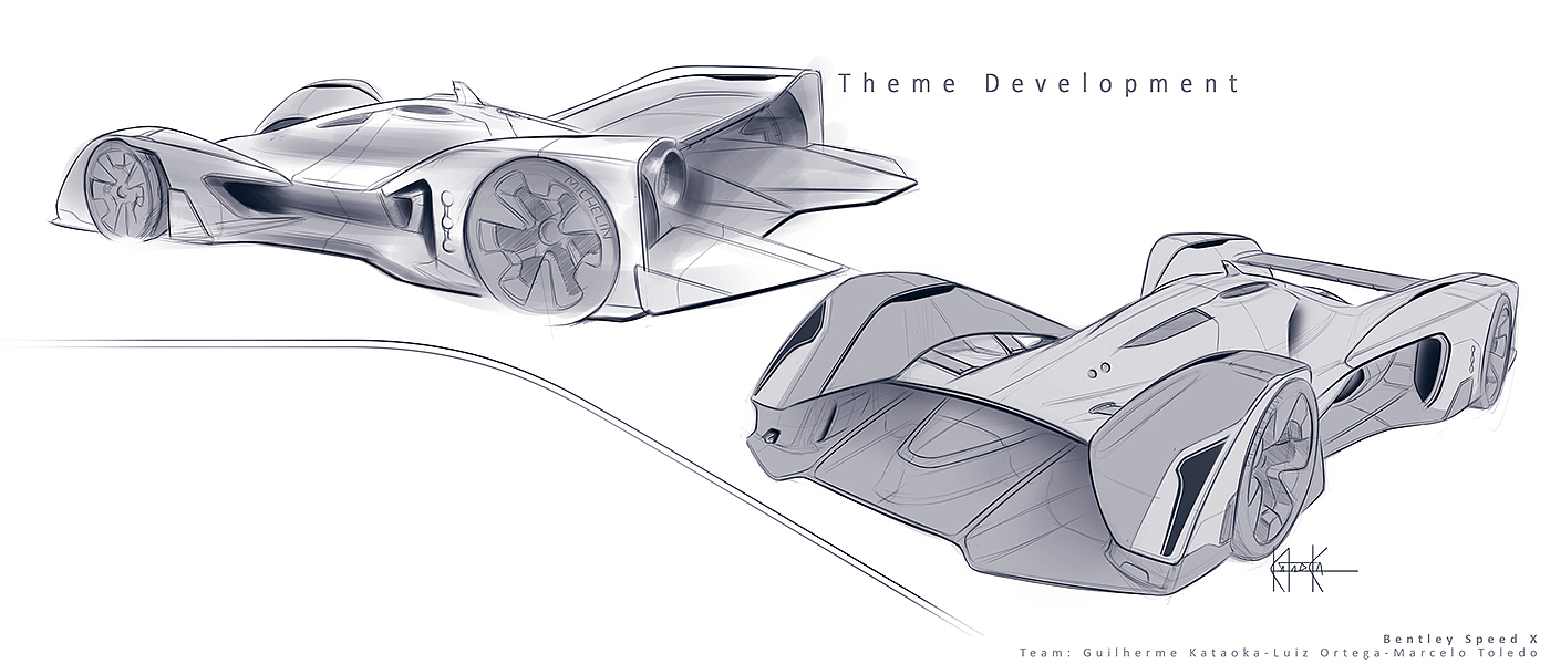 Michelin，Design challenge，Bentley racing set，Automobile design，