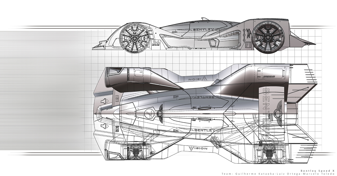 Michelin，Design challenge，Bentley racing set，Automobile design，