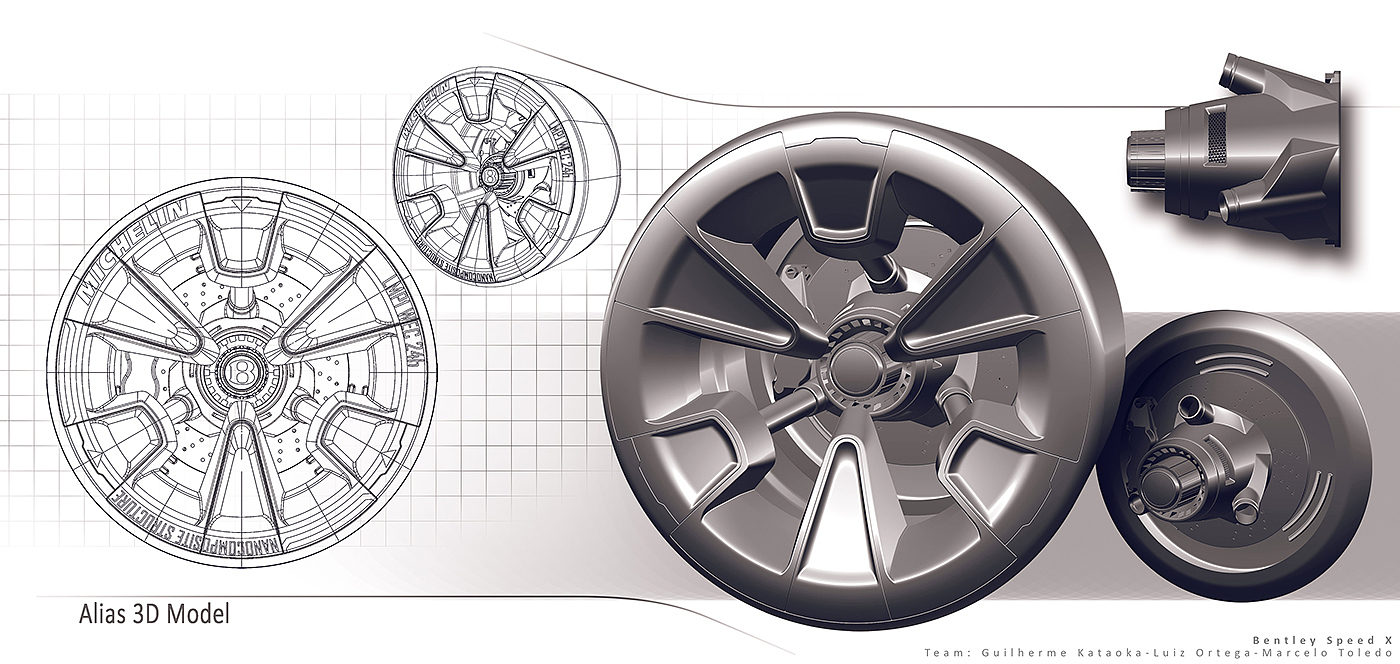 Michelin，Design challenge，Bentley racing set，Automobile design，
