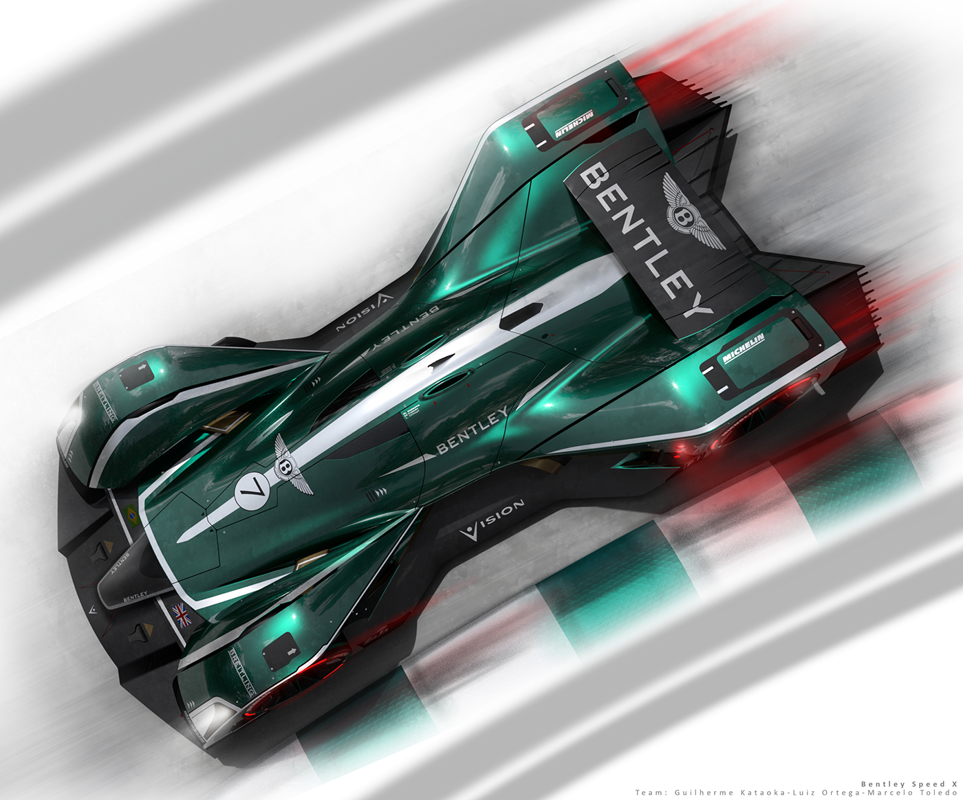 Michelin，Design challenge，Bentley racing set，Automobile design，