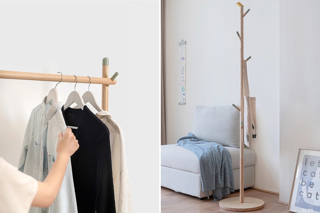 Tree Clothes Rack Series——可以变身的树形衣架！ - 普象网