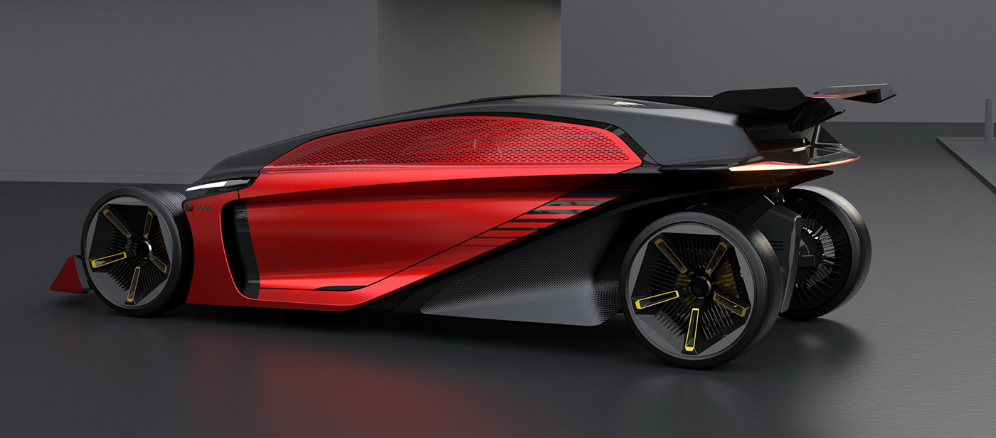 berk middle，Electric sports car，Automatic driving，