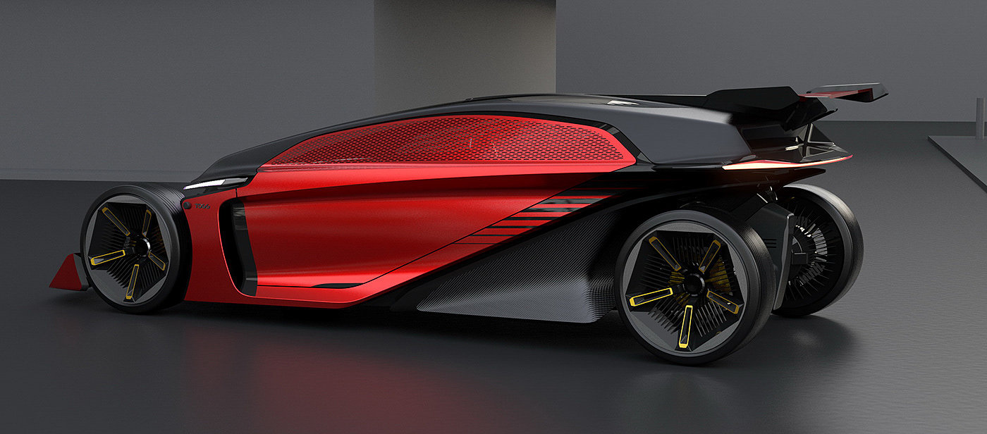 berk middle，Electric sports car，Automatic driving，