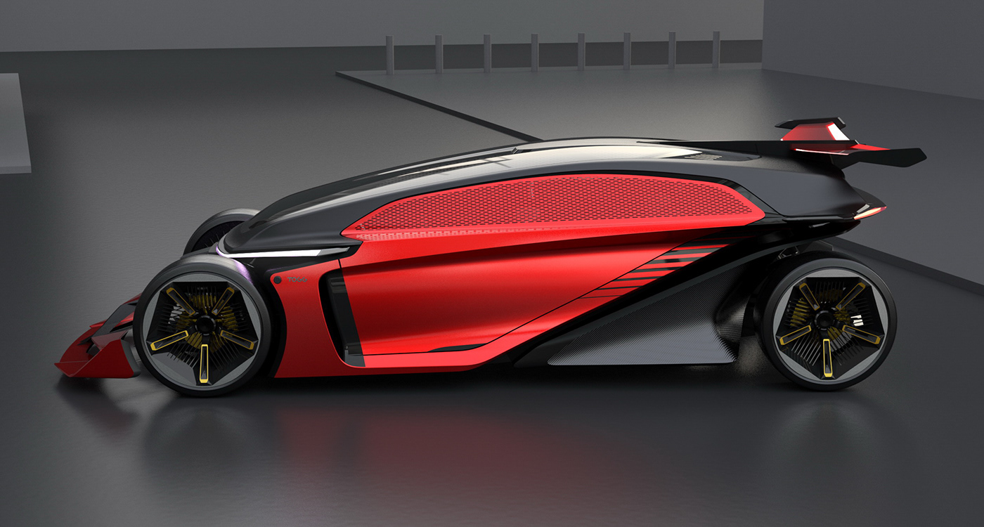 berk middle，Electric sports car，Automatic driving，