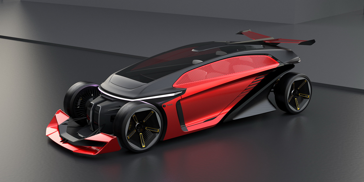 berk middle，Electric sports car，Automatic driving，