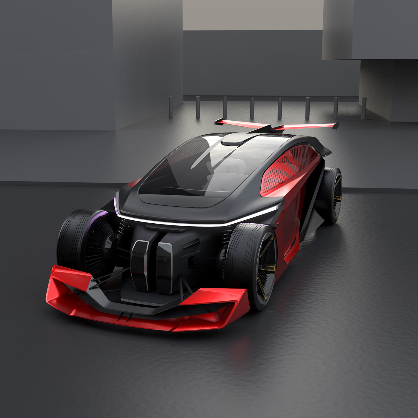 berk middle，Electric sports car，Automatic driving，