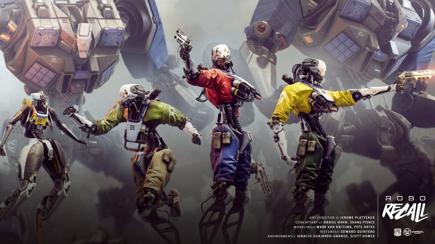 Epic Game ，vr，robot，