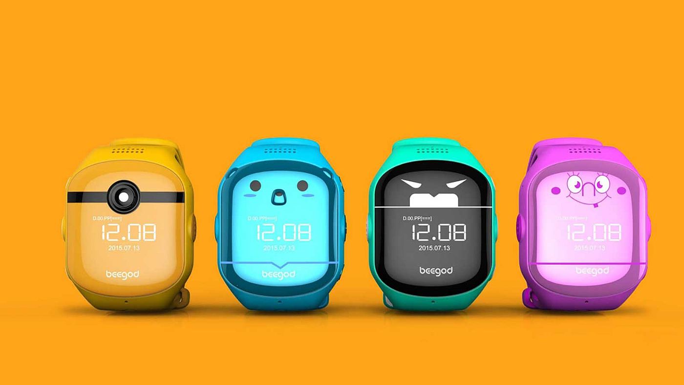 Children's watch design; Children's smart watch design，