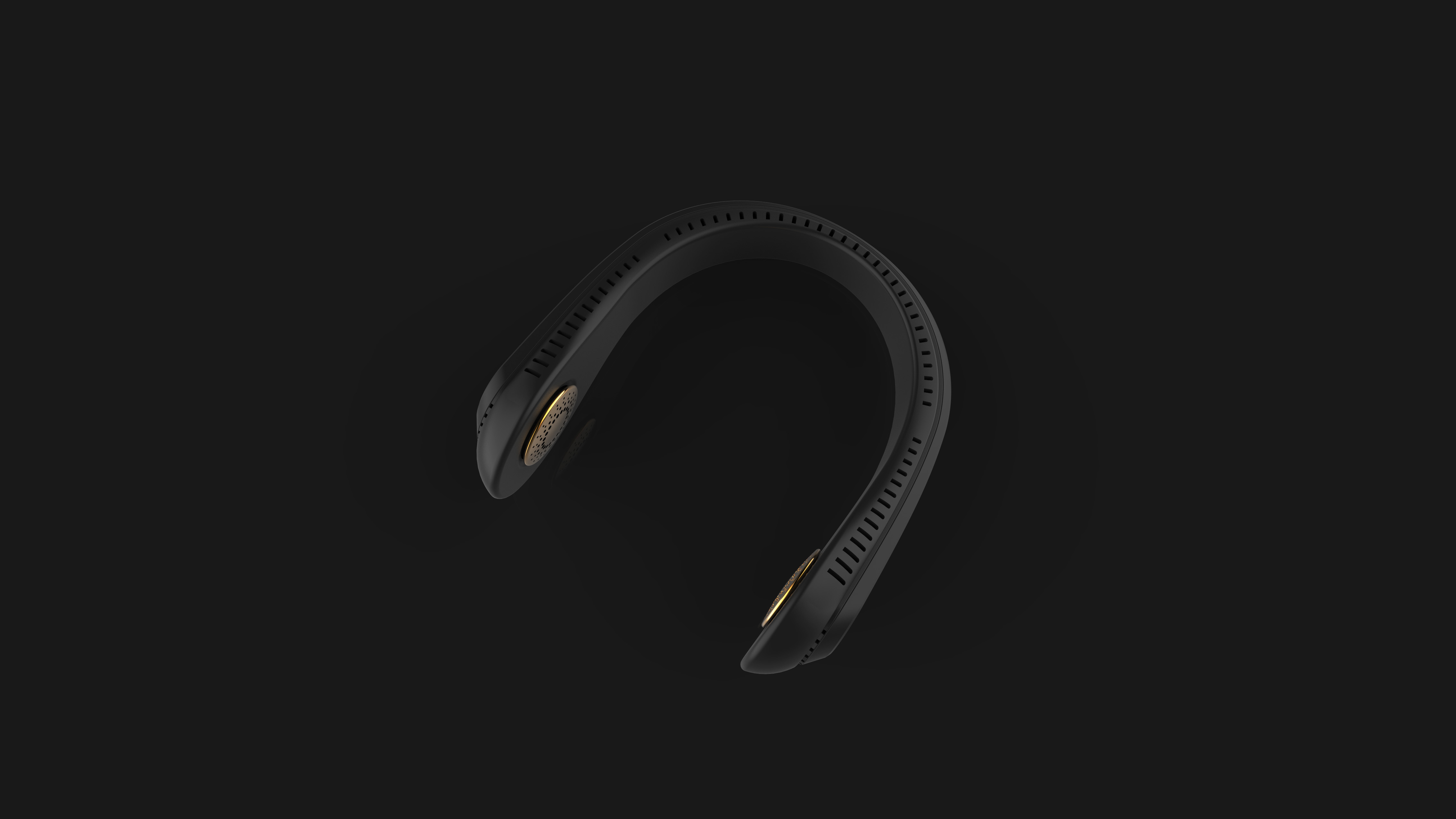 Hanging neck fan design，