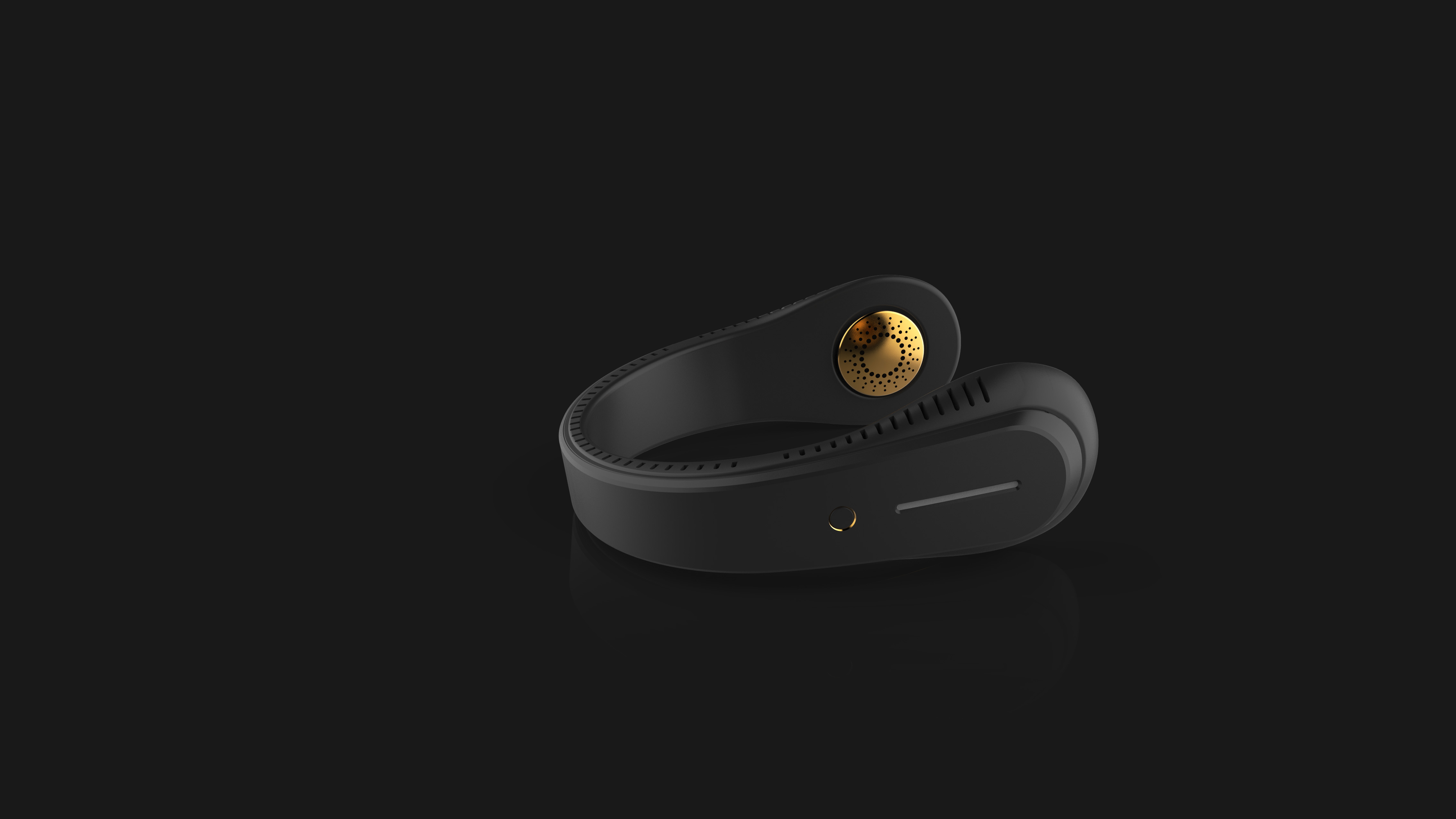 Hanging neck fan design，