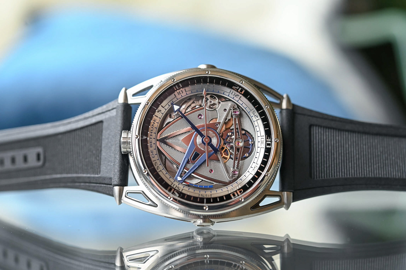 机械黑色酷炫debethunedb28gs手表