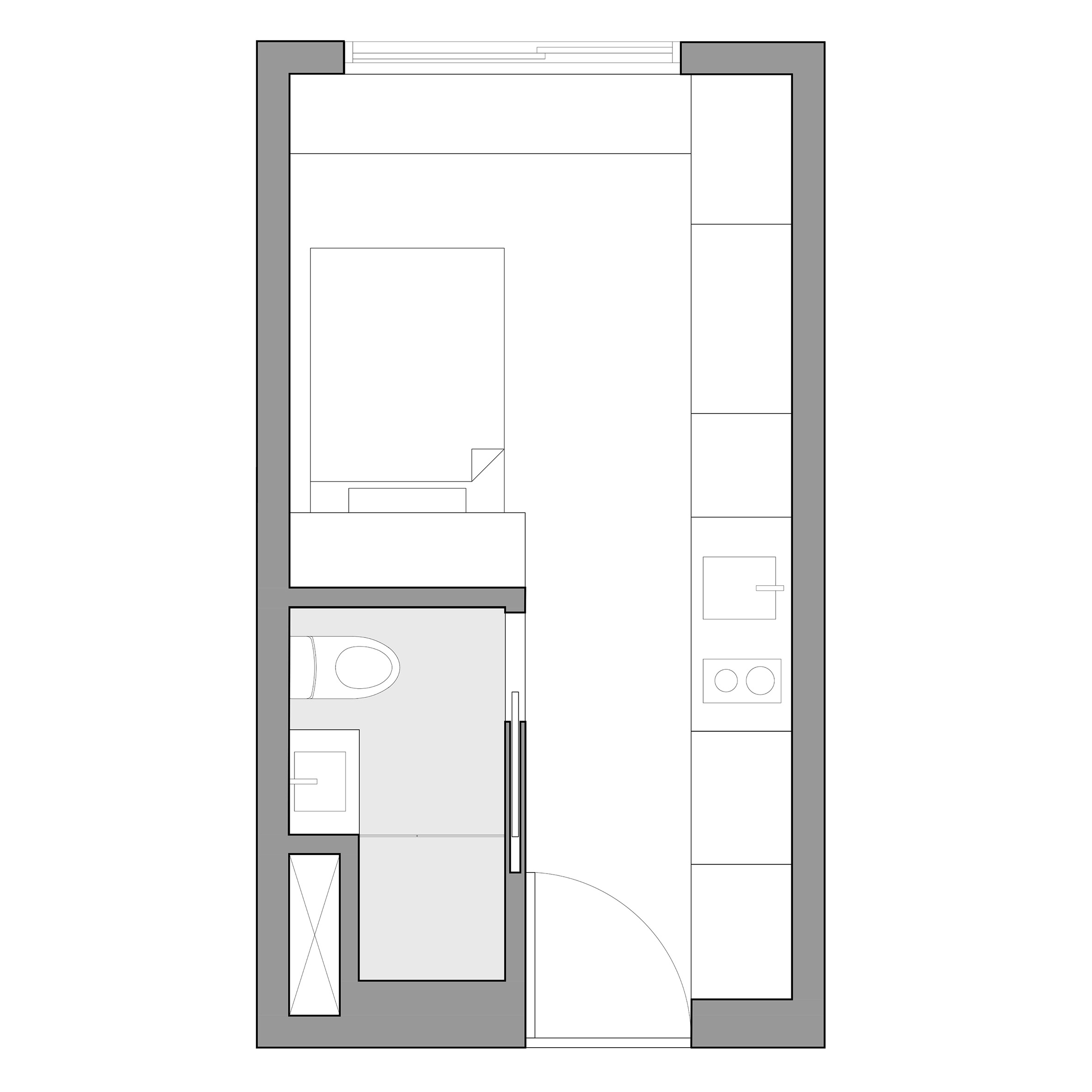 LIFE micro，apartment，neat，simple，Private space，