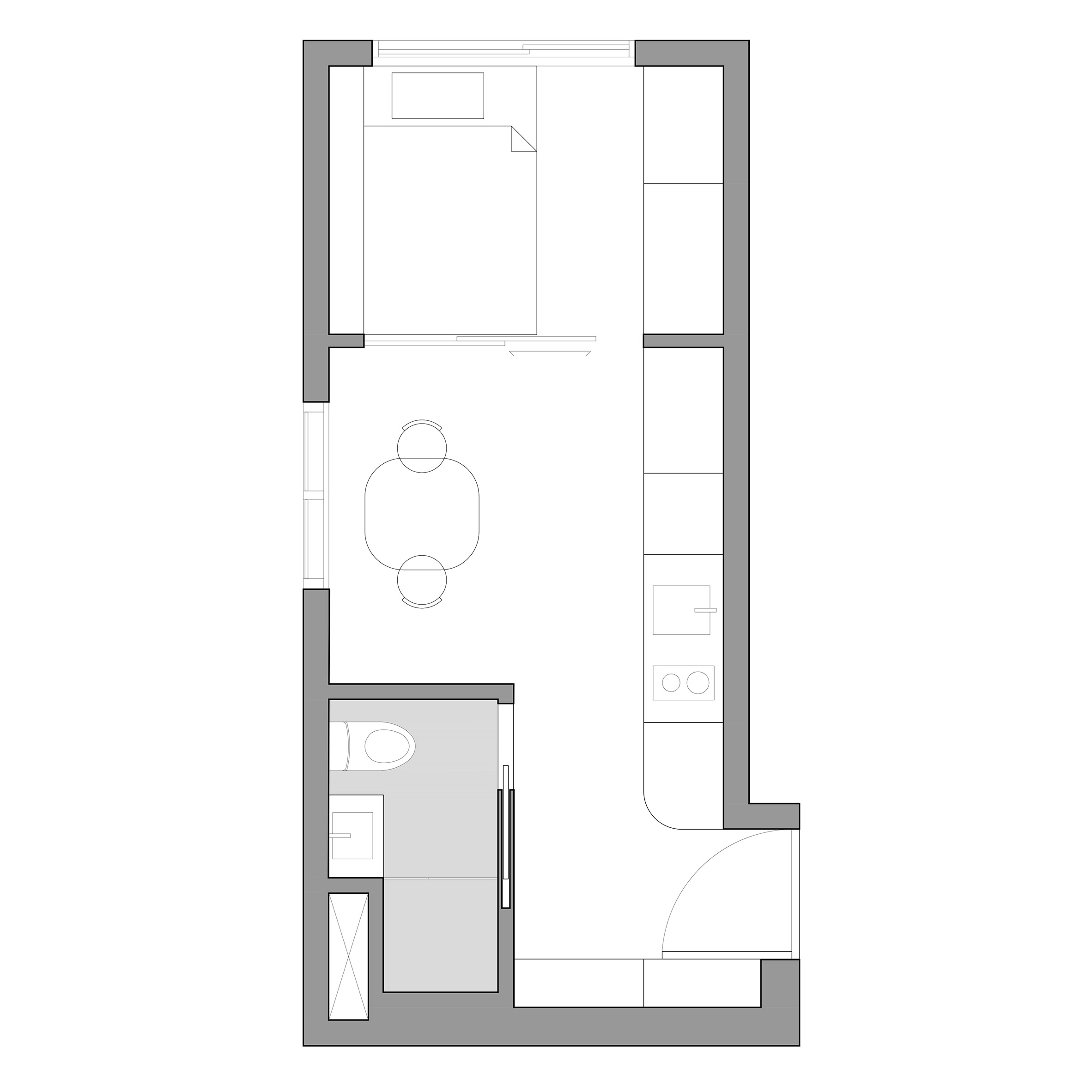 LIFE micro，apartment，neat，simple，Private space，