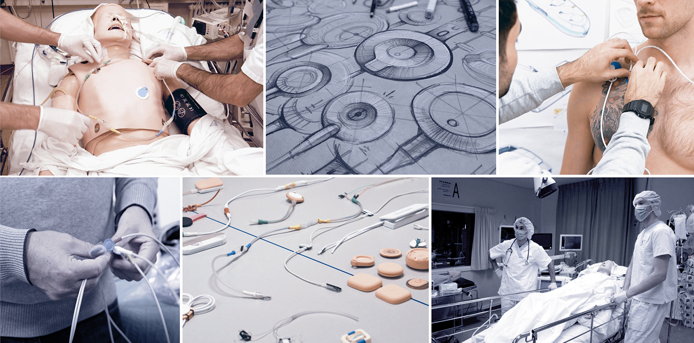 ECG monitoring，intensive care ，sensor，