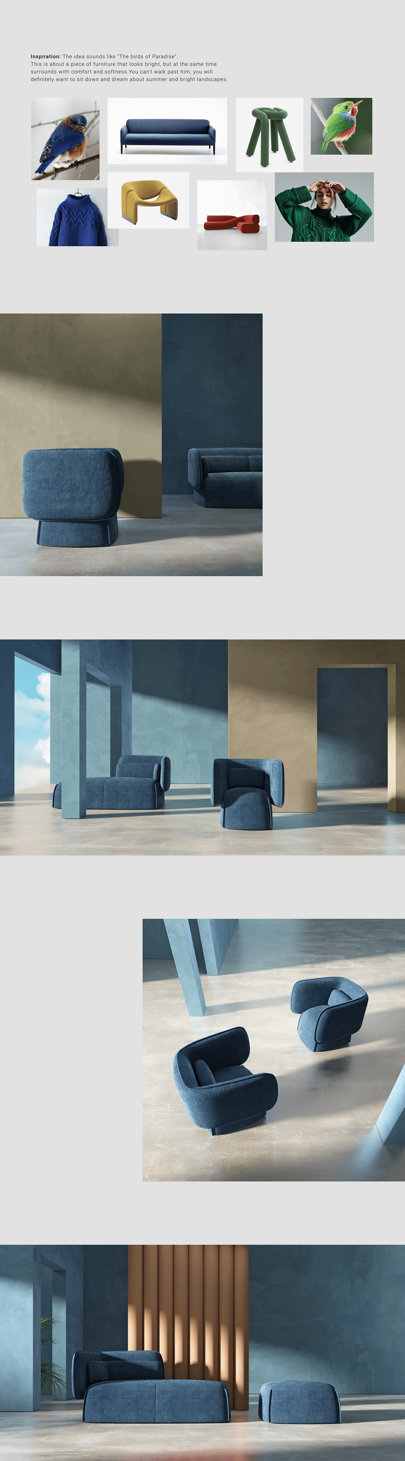 heaven，sofa，chair，blue，