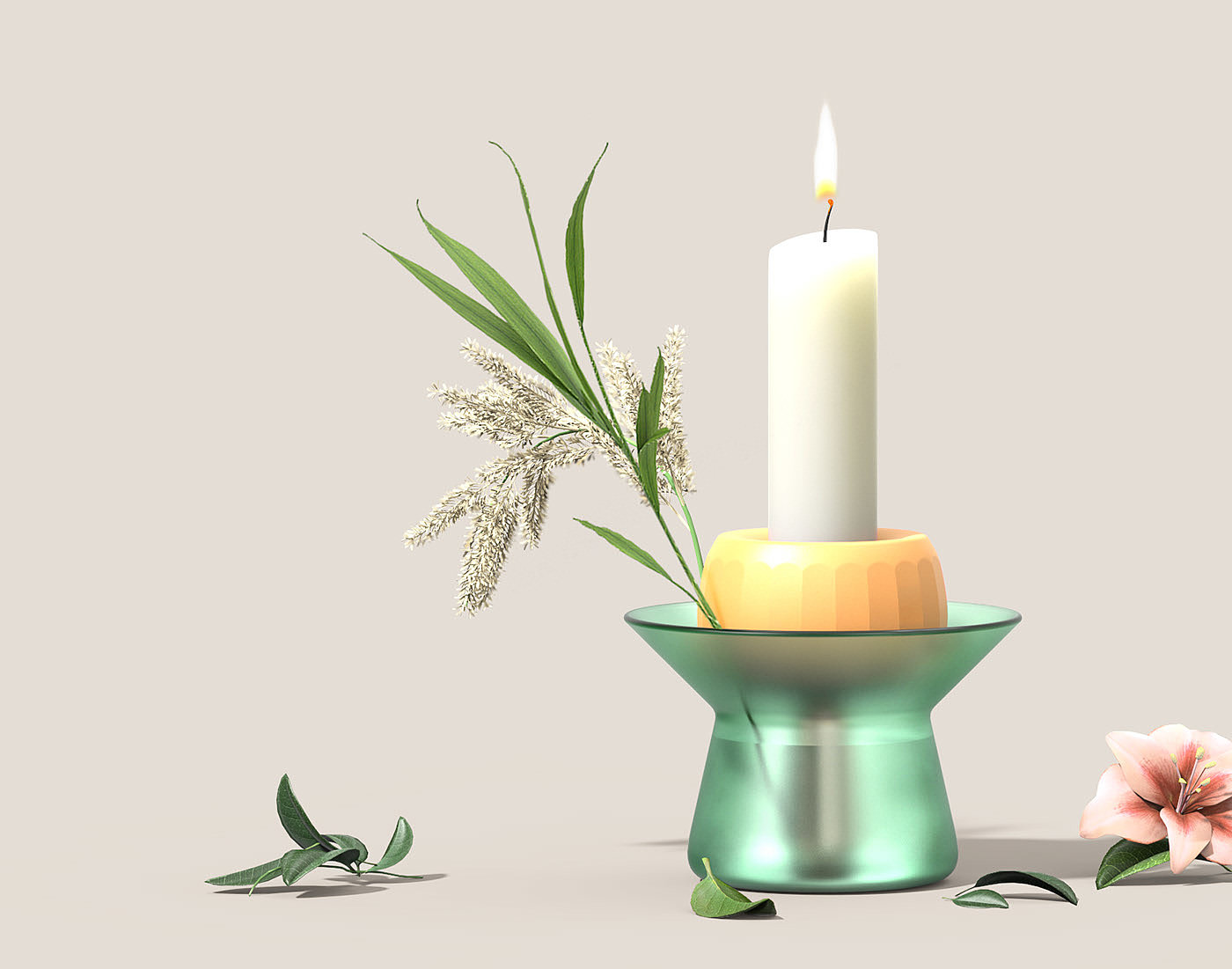 四季，特色，烛台，烘托气氛，Candle Holder，