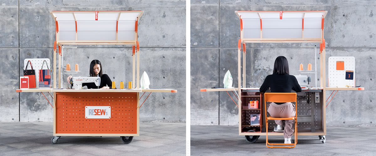 Sewing machine，cloth，Secondary utilization，fashion，portability，