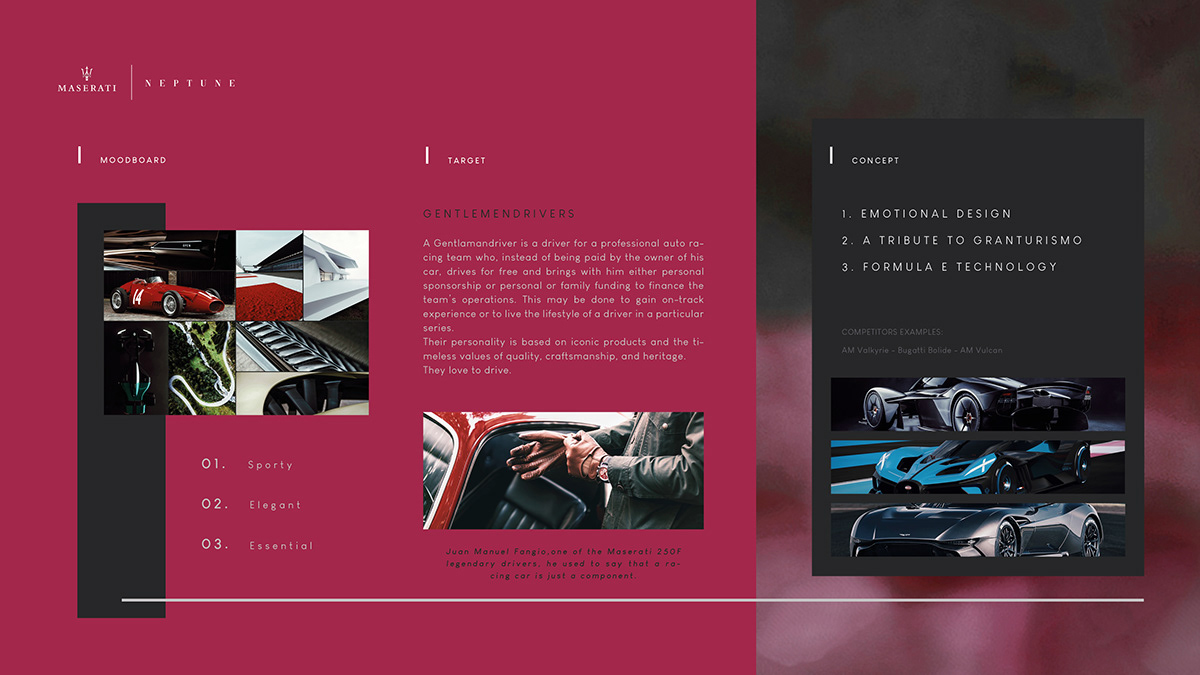 MASERATI NEPTUNE，FCA Group，project，Sports car，IED Transportation，