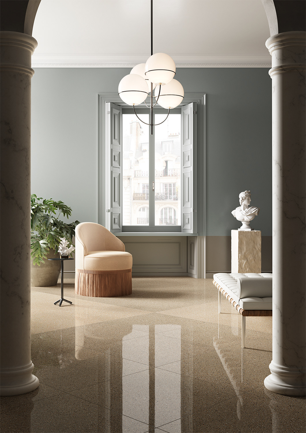 Traditional materials，Venice，Terrazzo，