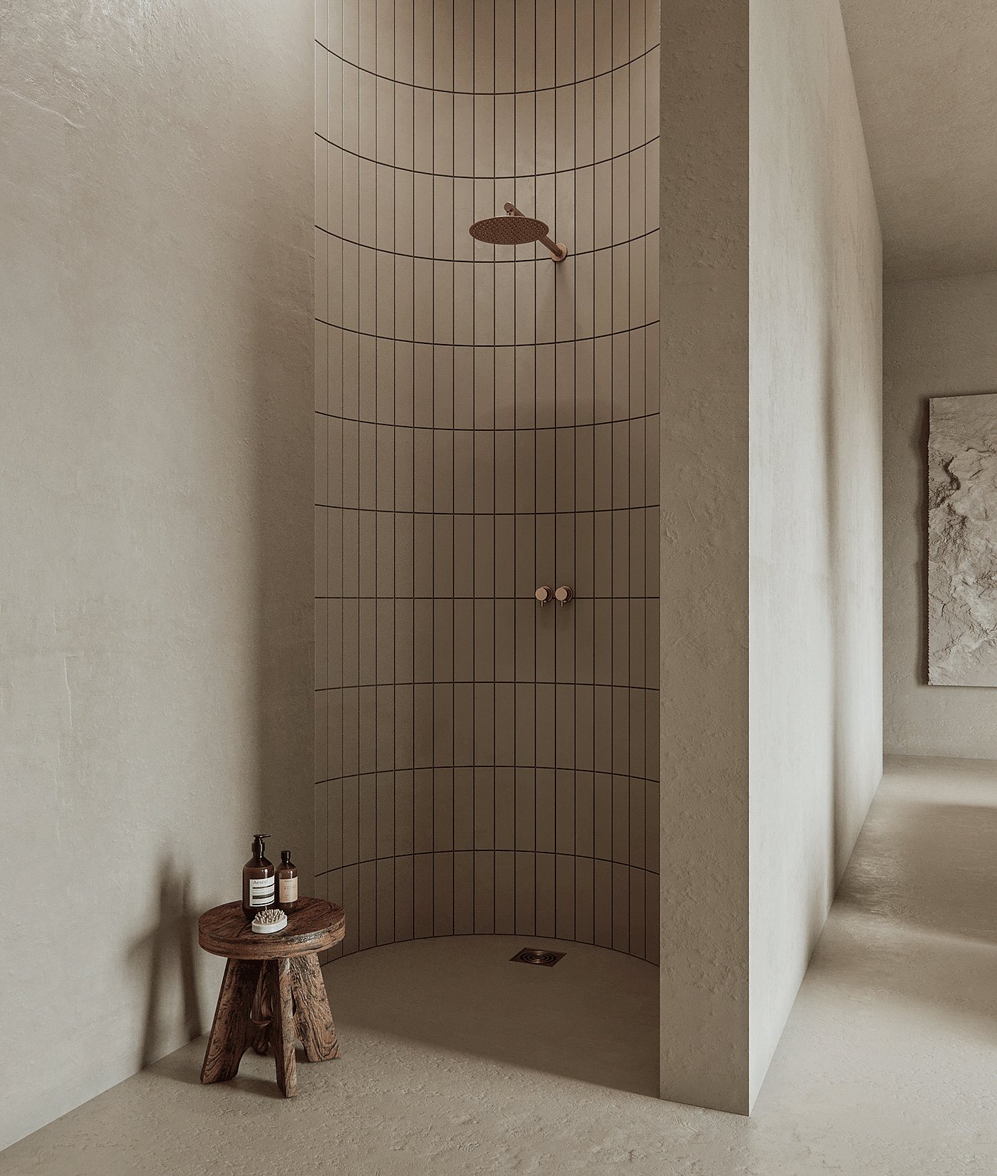 Sun house，MAX + corona rendering，Ksenia Bortsova，