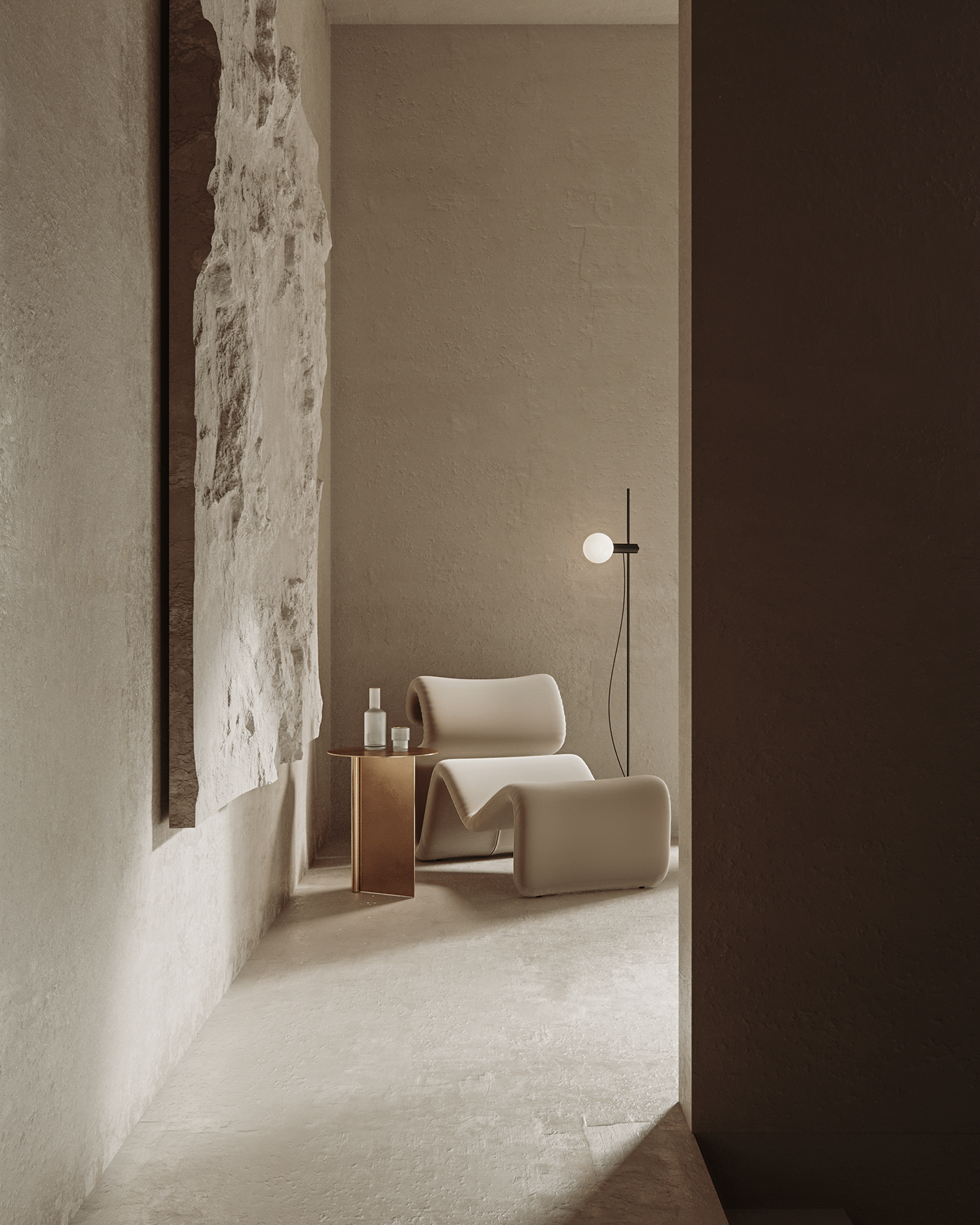 Sun house，MAX + corona rendering，Ksenia Bortsova，