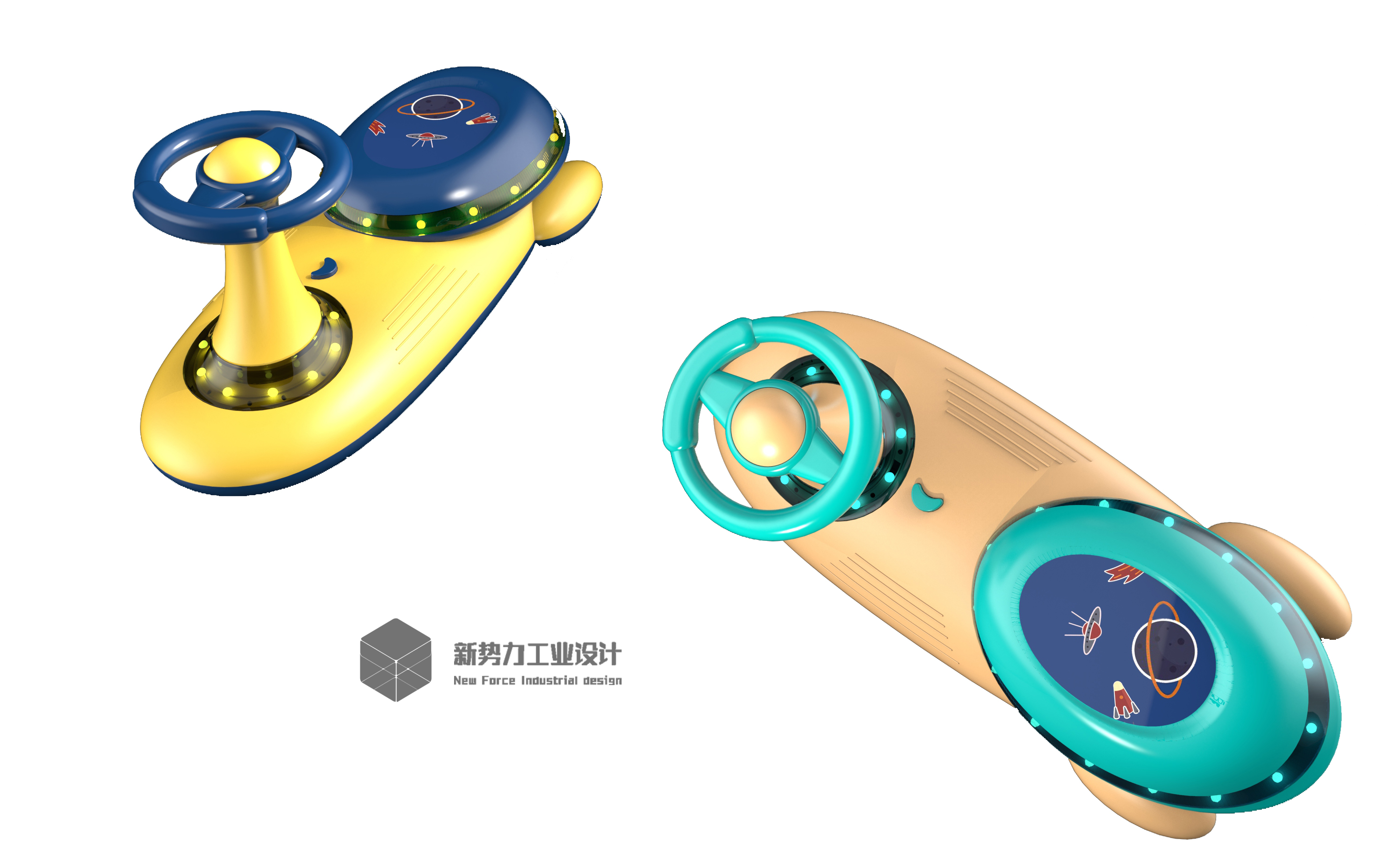 Children's torsion car，