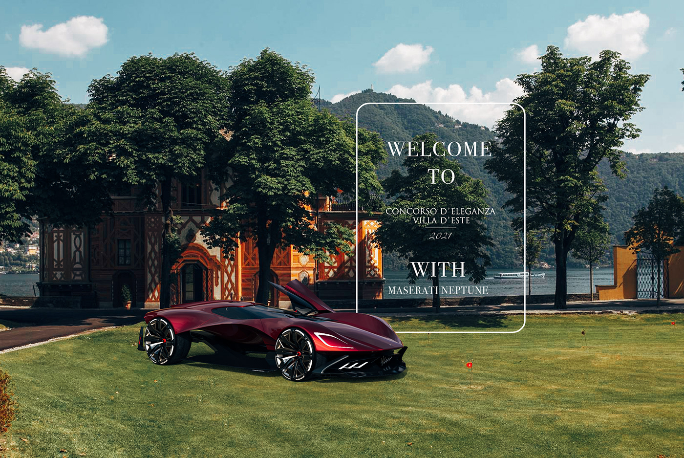 Maserati，Digital art，automobile，