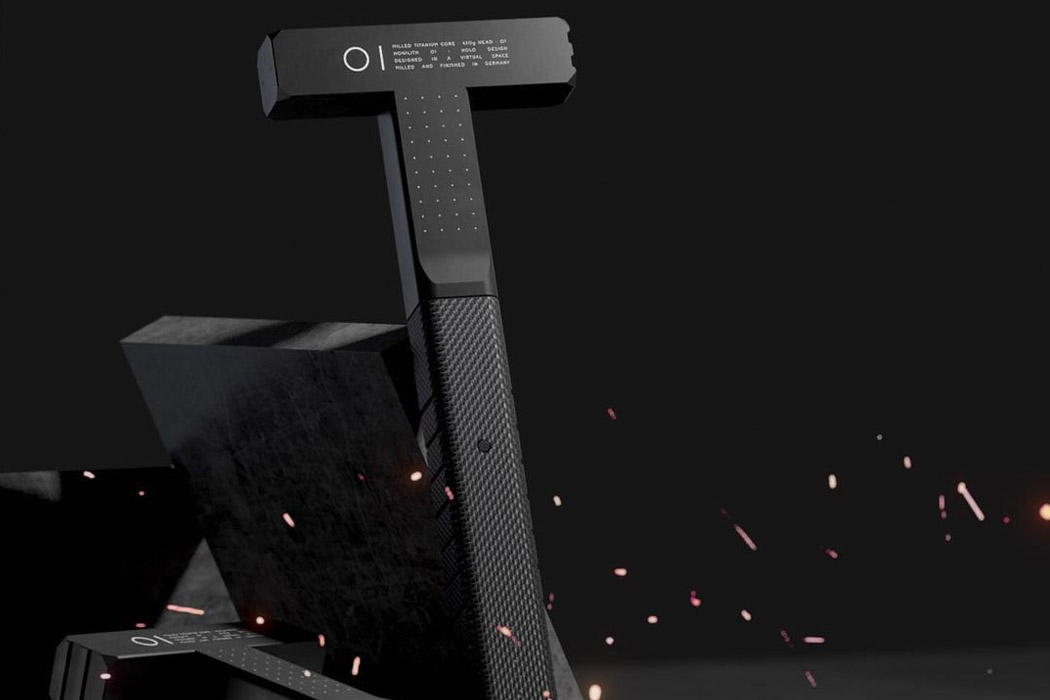 hammer，titanium，black，