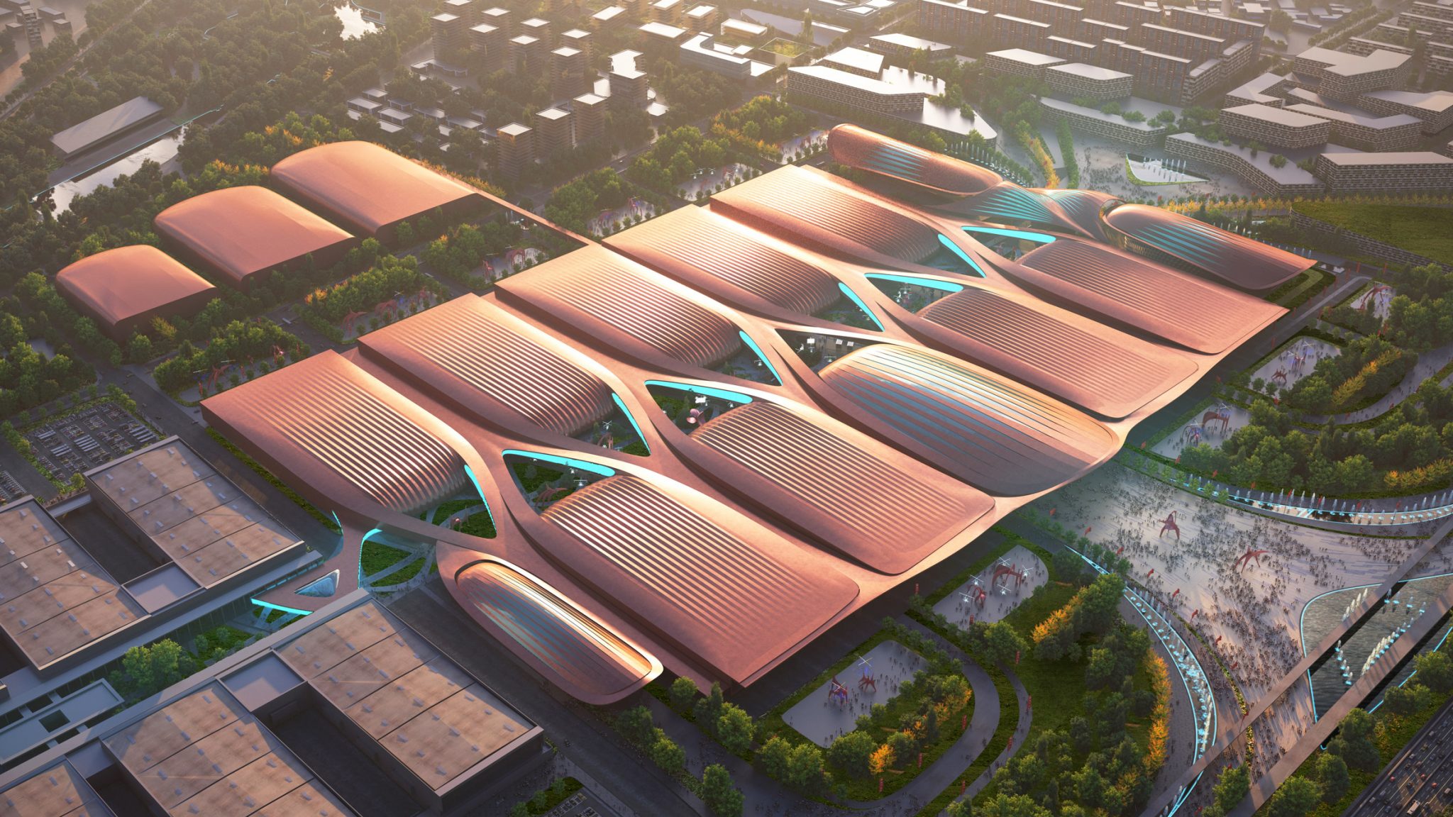 Convention and Exhibition Center，hotel，China，traditional architecture ，