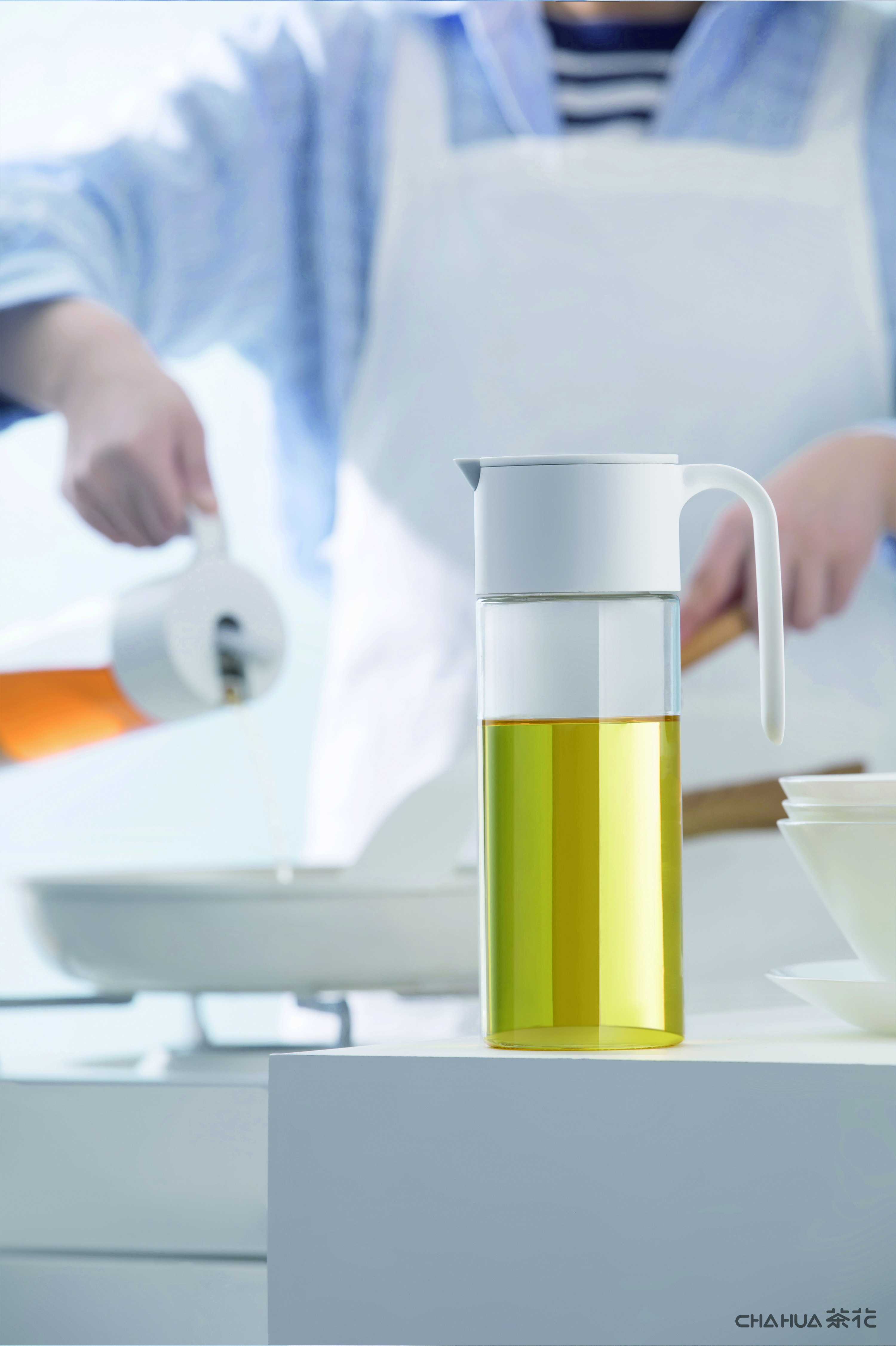 kitchen，Antibacterial Technology，Silver ion，Oil pot，Plastic，Camellia，Home Furnishing，industrial design，