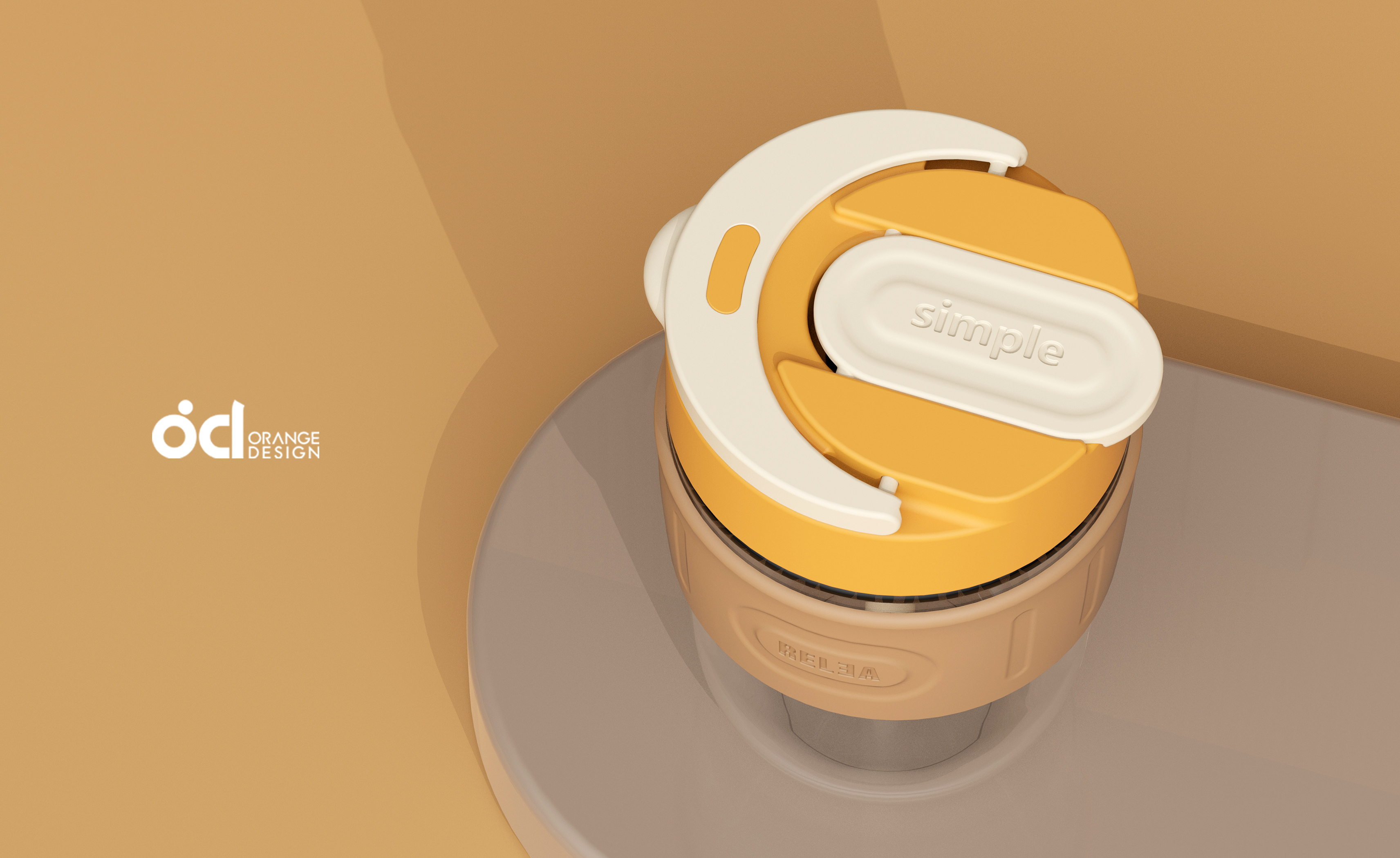 Double cup mouth, one cup for both purposes，