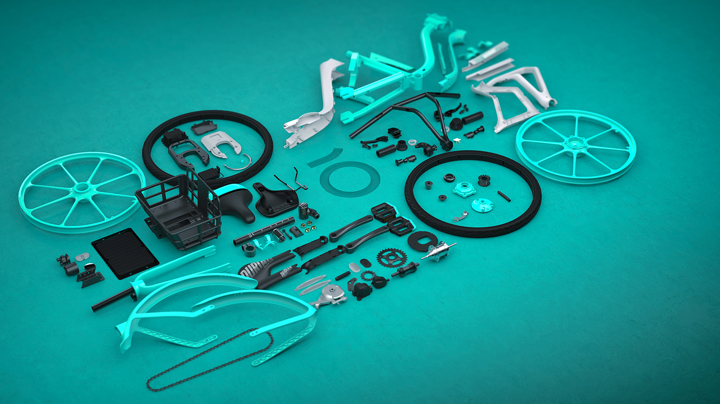 Green orange，Bicycle，Design story，product design，environment protection，