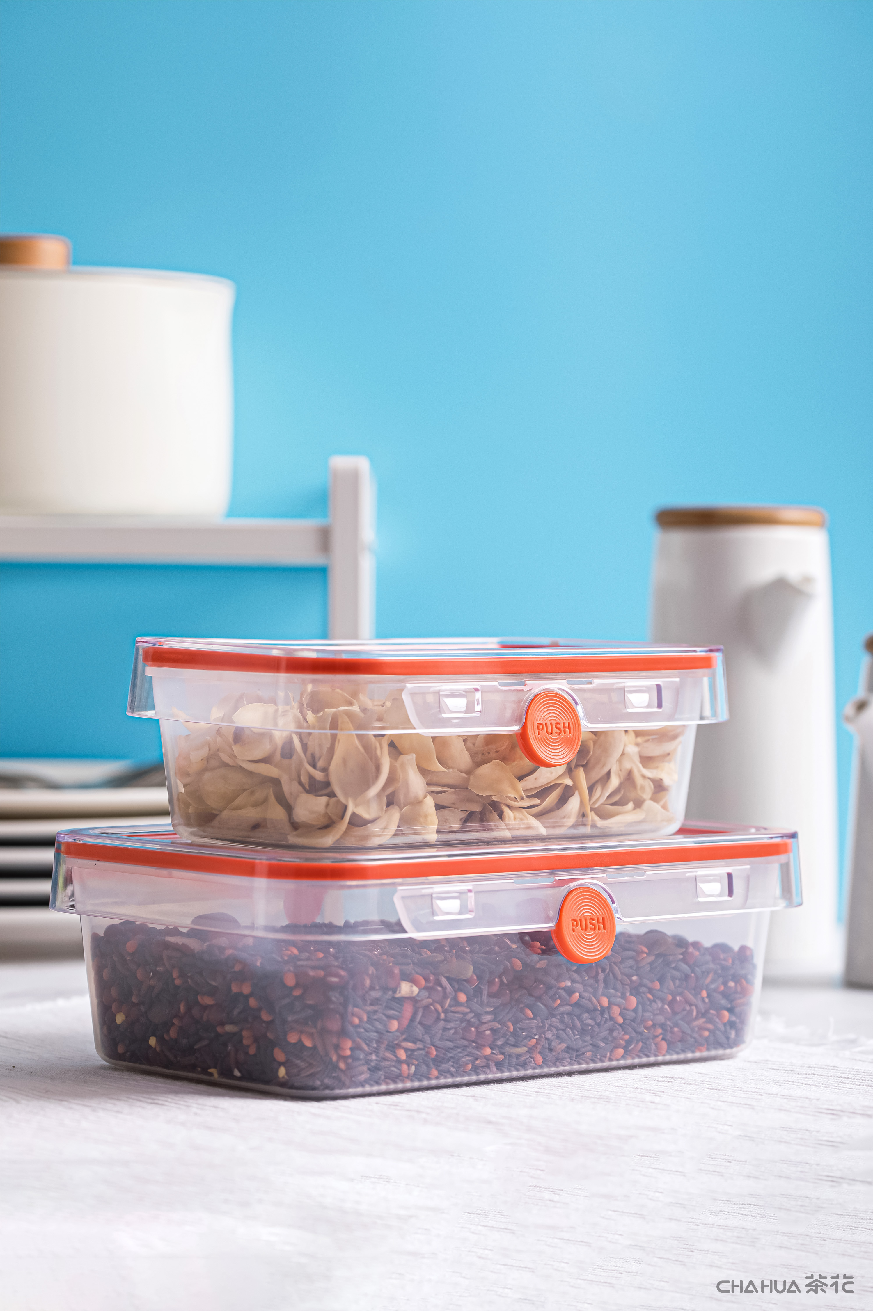 Camellia，Home Furnishing，Plastic，industrial design，Fresh keeping box，Refrigerator，Receive，food，